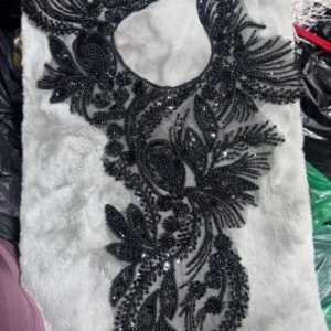 Sequin Applique Cape Lace